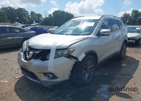 2016 Nissan Rogue Sl z USA, uszkodzony, nr VIN 5N1AT2MT1GC772765